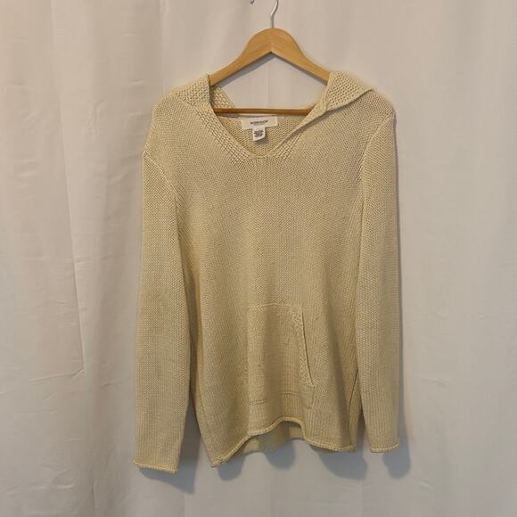 Workshop Republic Clothing Cream V-Neck Sweater - Picture 2 of 7